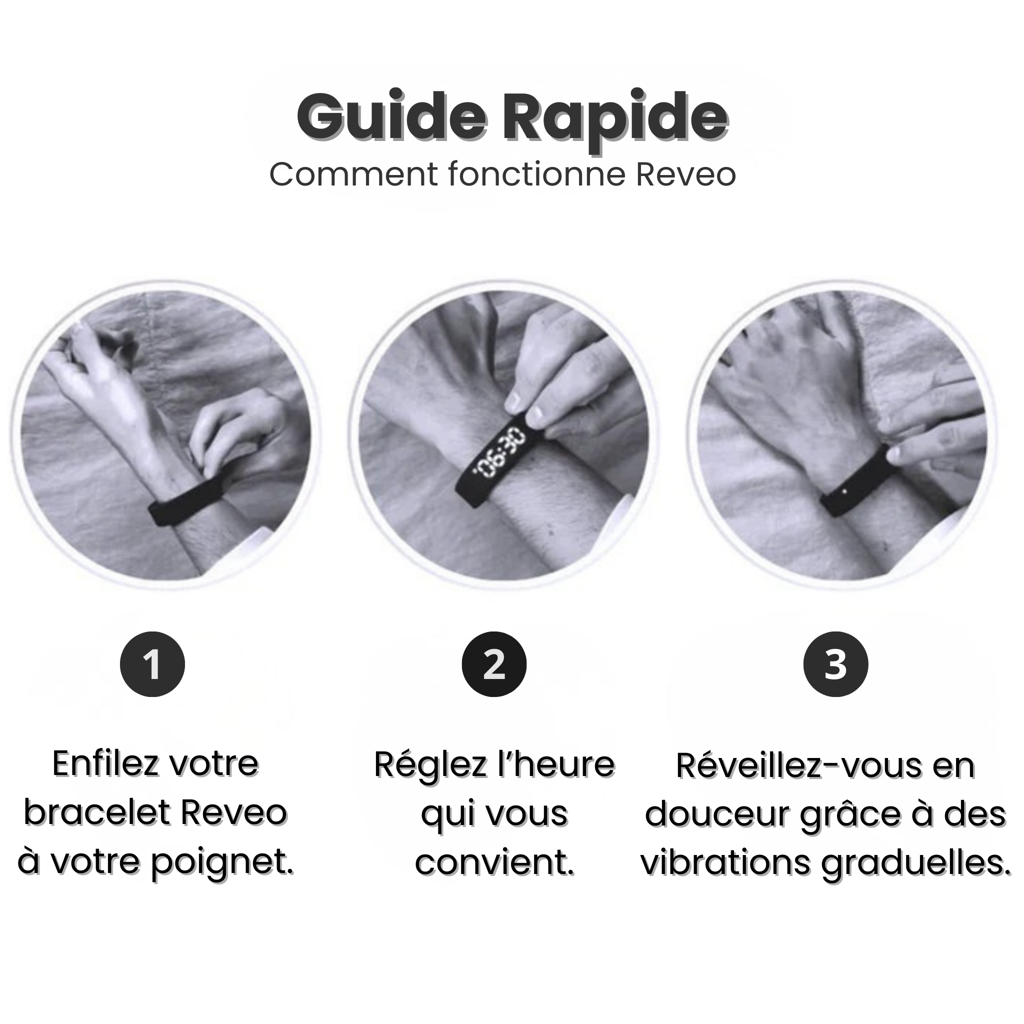 Bracelet Réveil - REVEO | Le réveil qui ne réveille que vous.