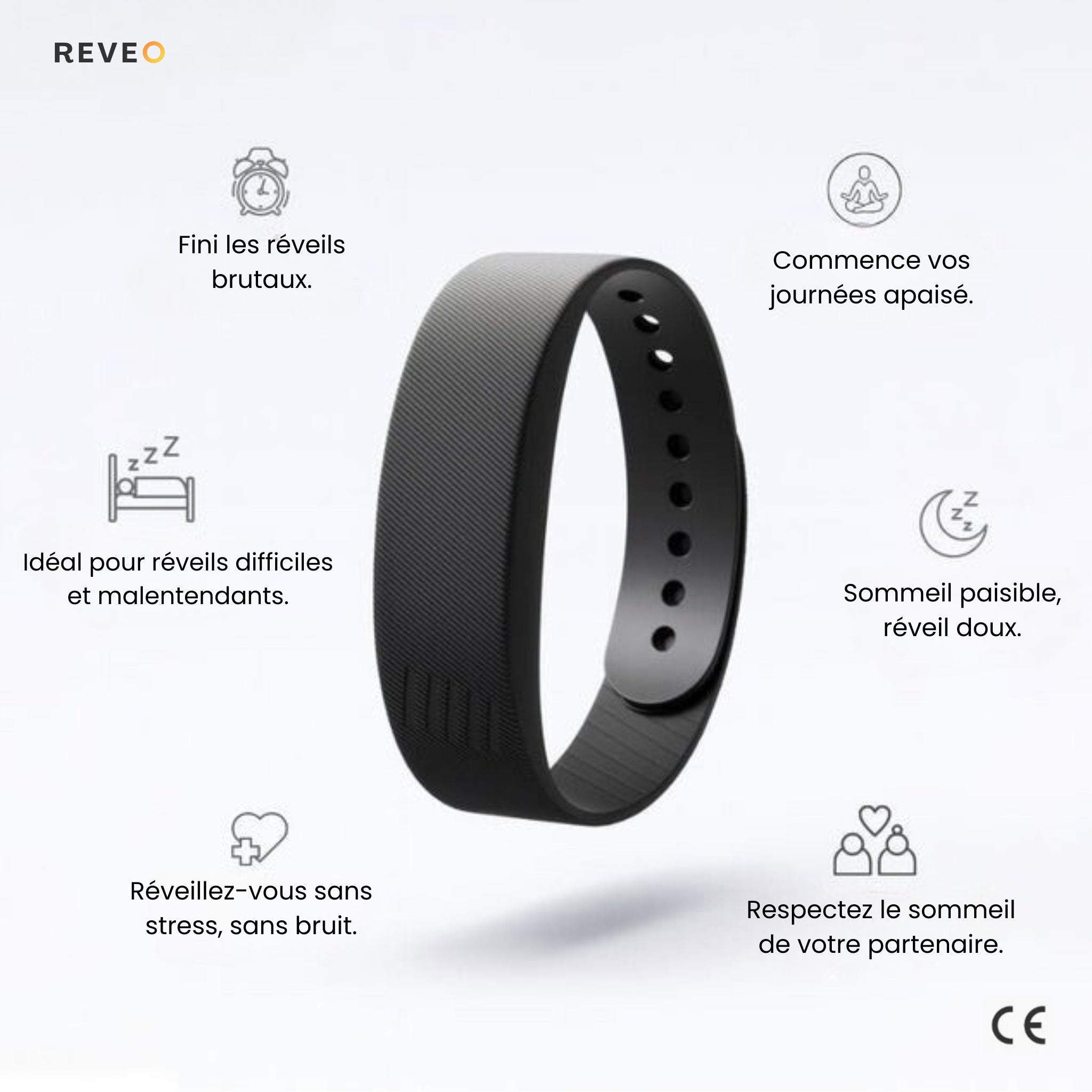 Bracelet Réveil - REVEO | Le réveil qui ne réveille que vous.